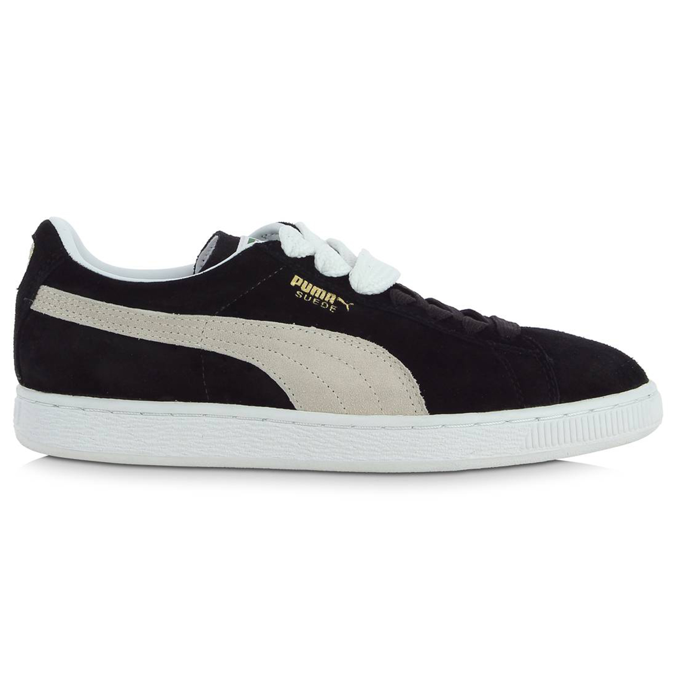 Baskets en Velours de Cuir Classic + noires