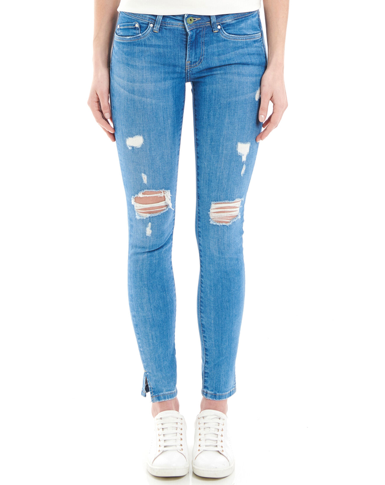Jean skinny Pixie Destroy Eco bleu