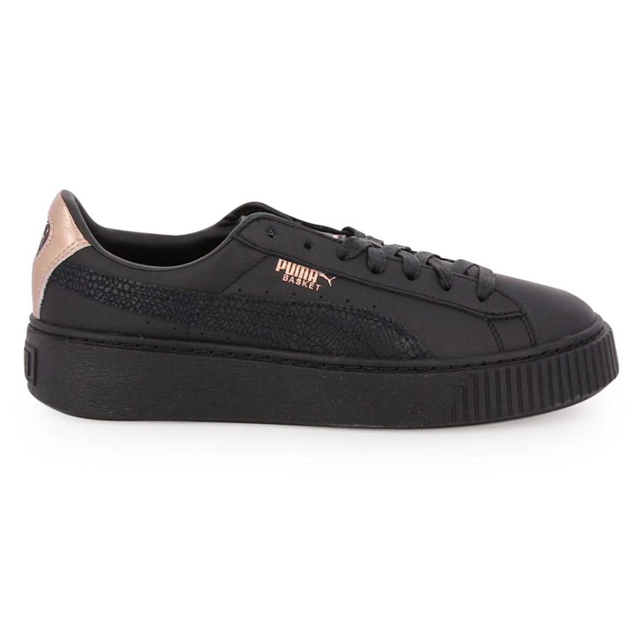 Baskets en Cuir Platform Euphor noires