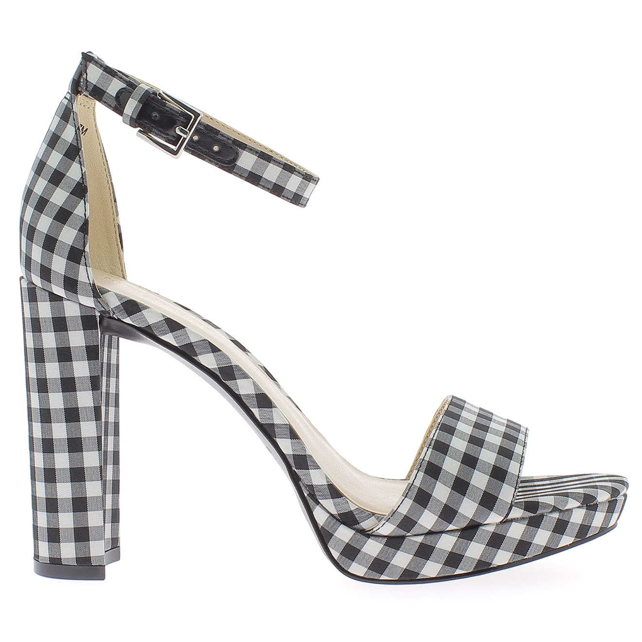 Sandales Shanice noir/blanc - Talon 10.5 cm