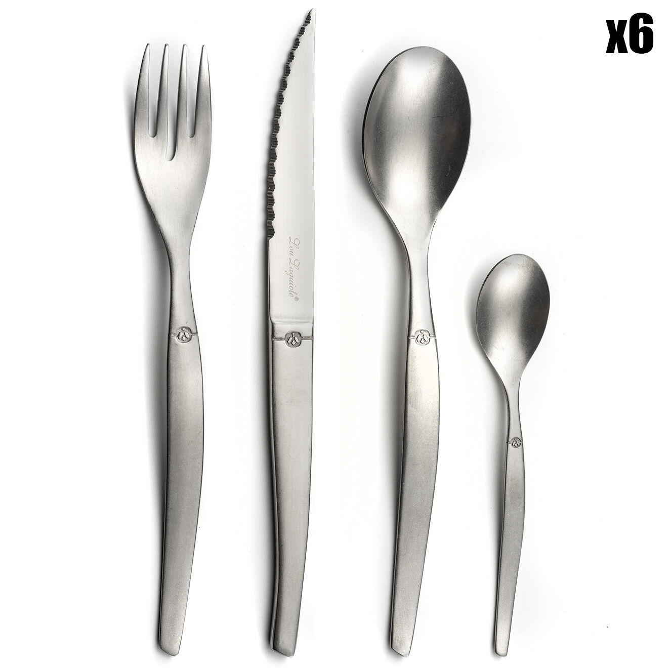 Ménagère de 24 pièces Inox Veilli Jet Vintage inox