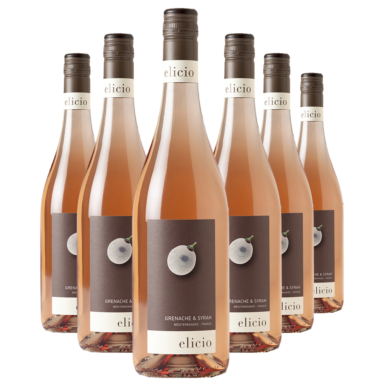 6 IGP Méditerranée Rosé Elicio 2018 Cascavel 75cl