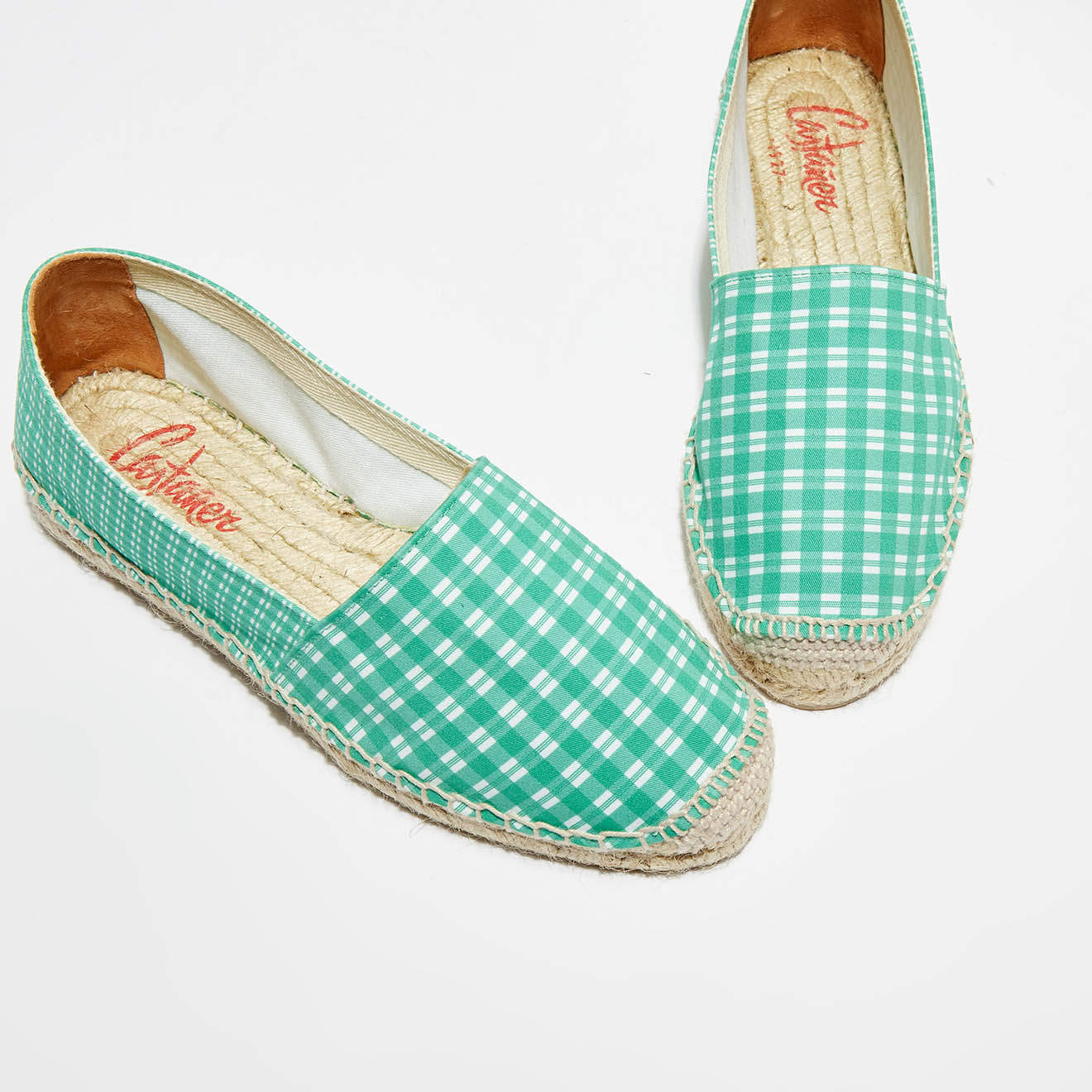 Espadrilles Kim imprimées vertes