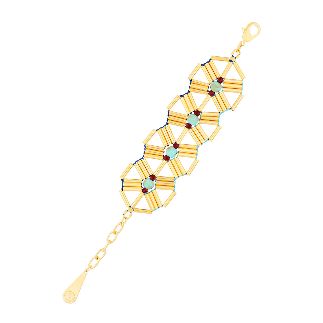 Bracelet Ethnic chaîne doré