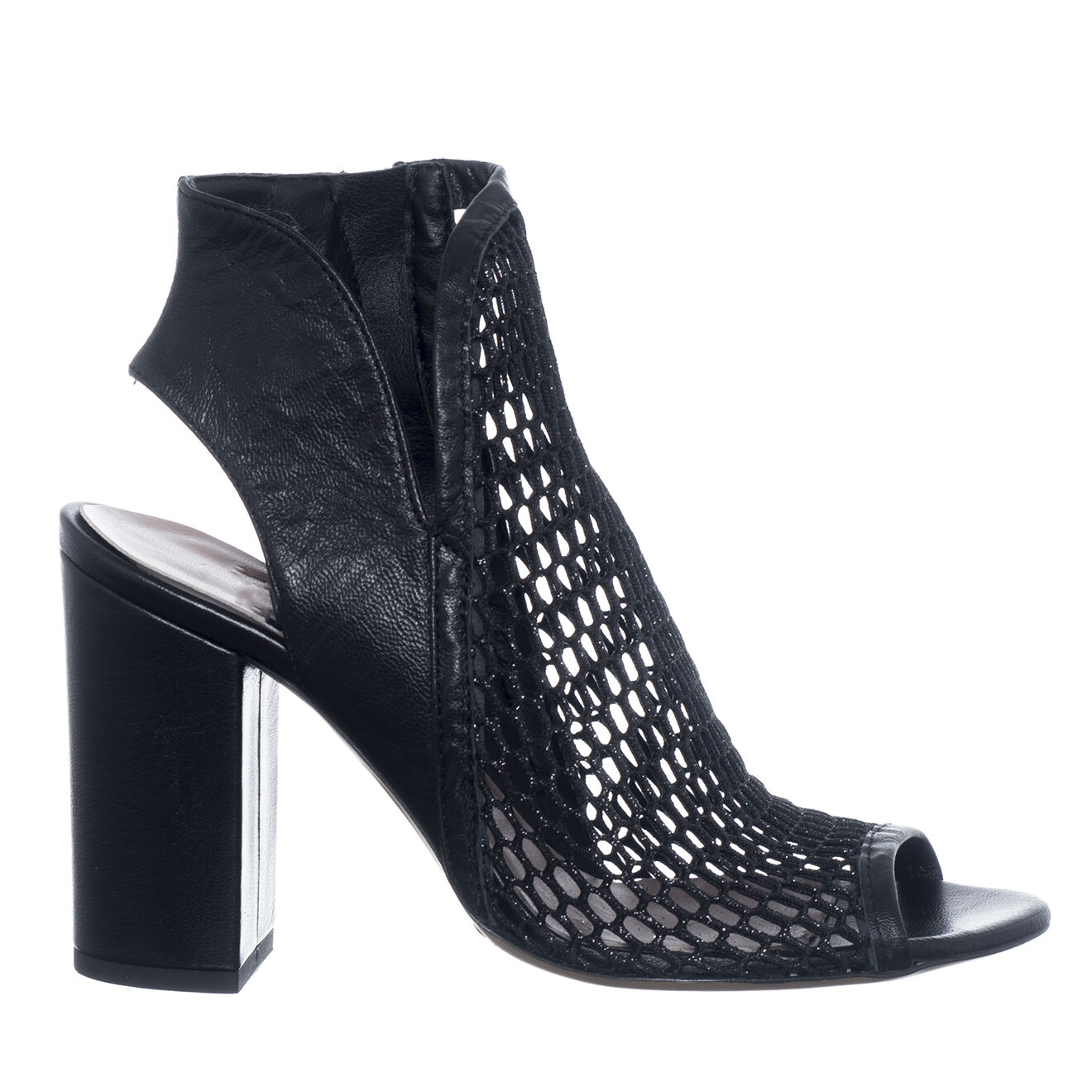 Bottines en Cuir Babylux noires - Talon 9 cm