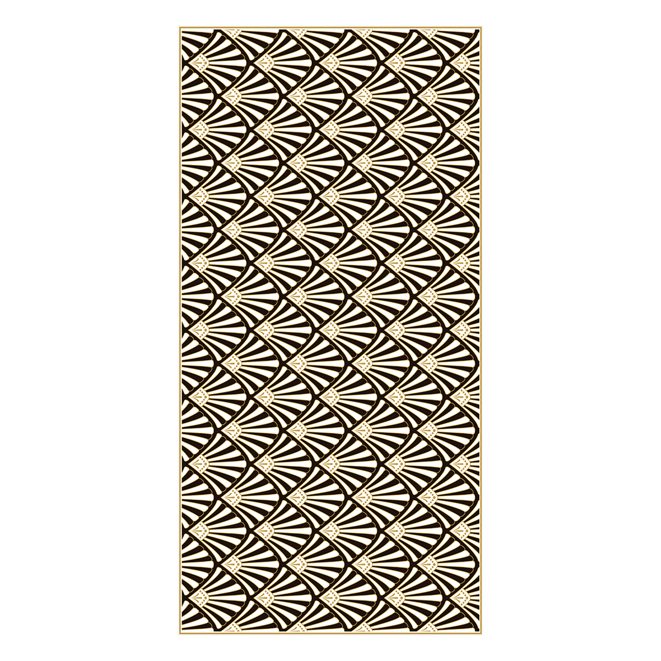 Tapis coquille multicolore - 66x150 cm