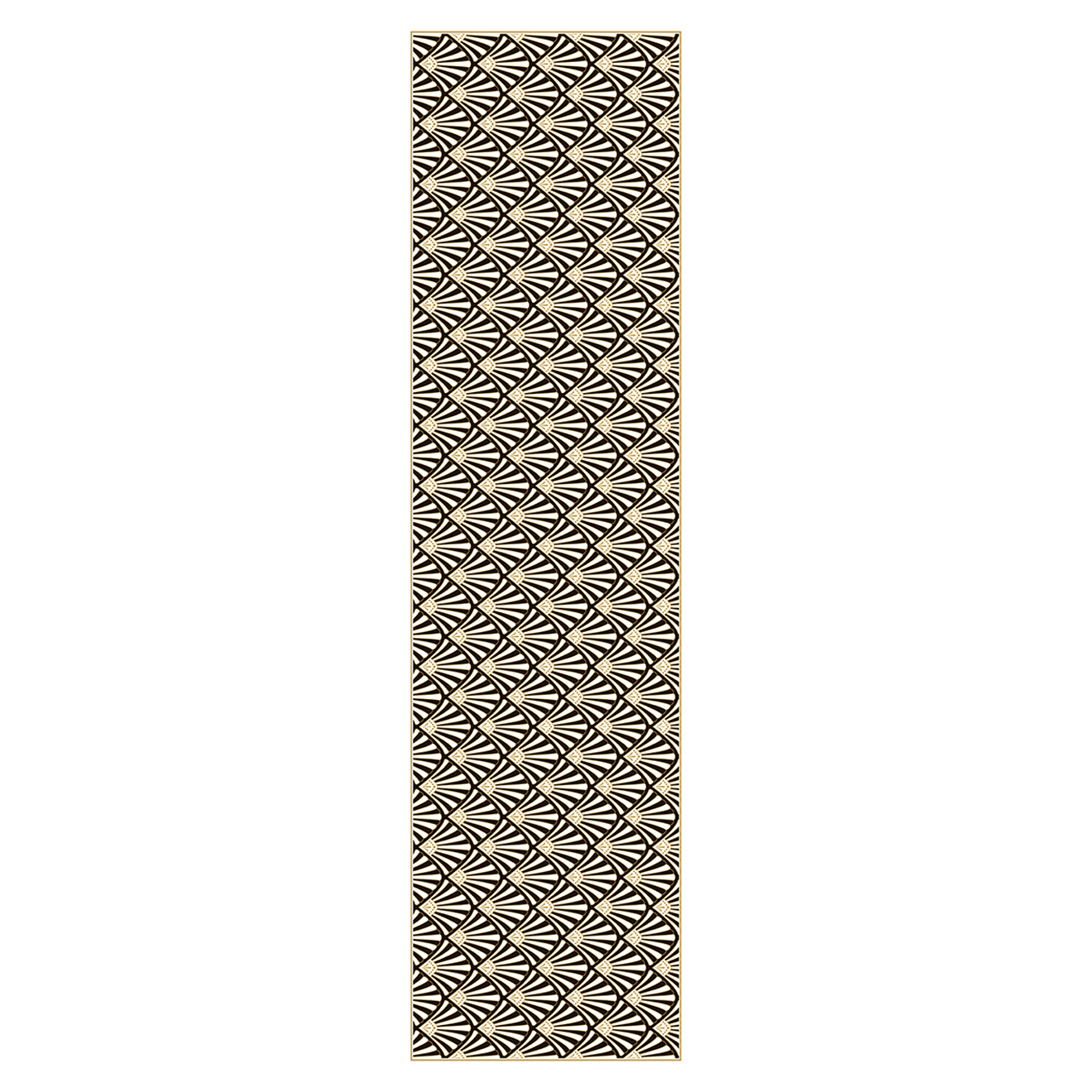 Tapis coquille multicolore - 80x300 cm