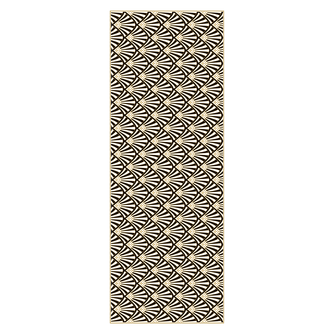 Tapis coquille multicolore - 66x180 cm