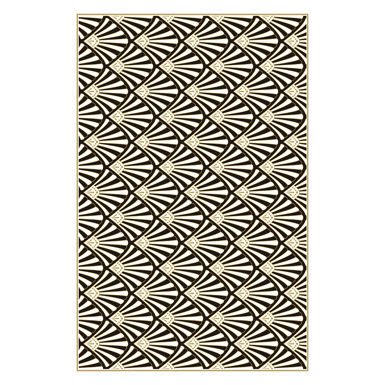 Tapis coquille multicolore - 200x266 cm