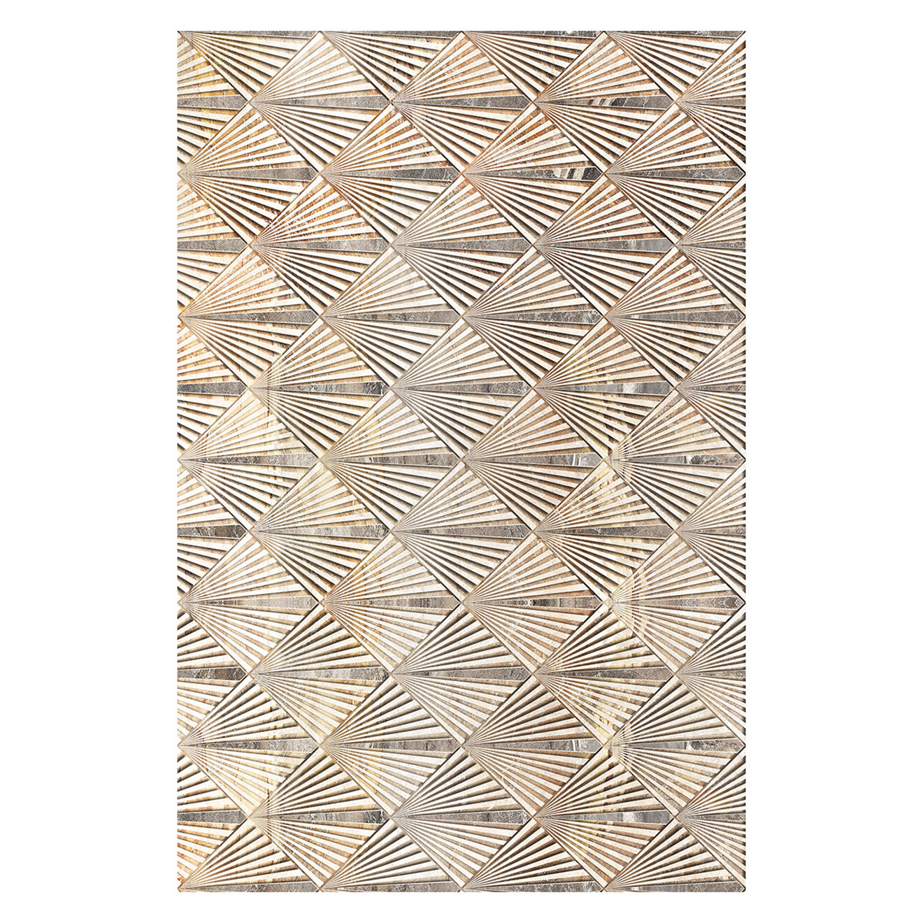 Tapis Chrysler multicolore - 100x133 cm