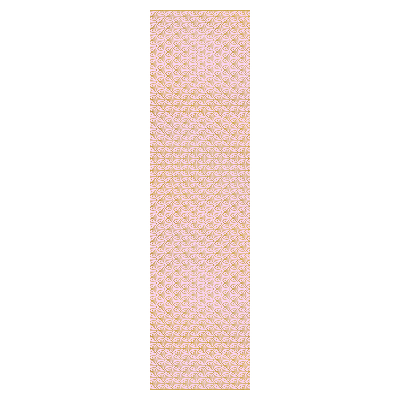 Tapis cristal rose rose - 80x300 cm