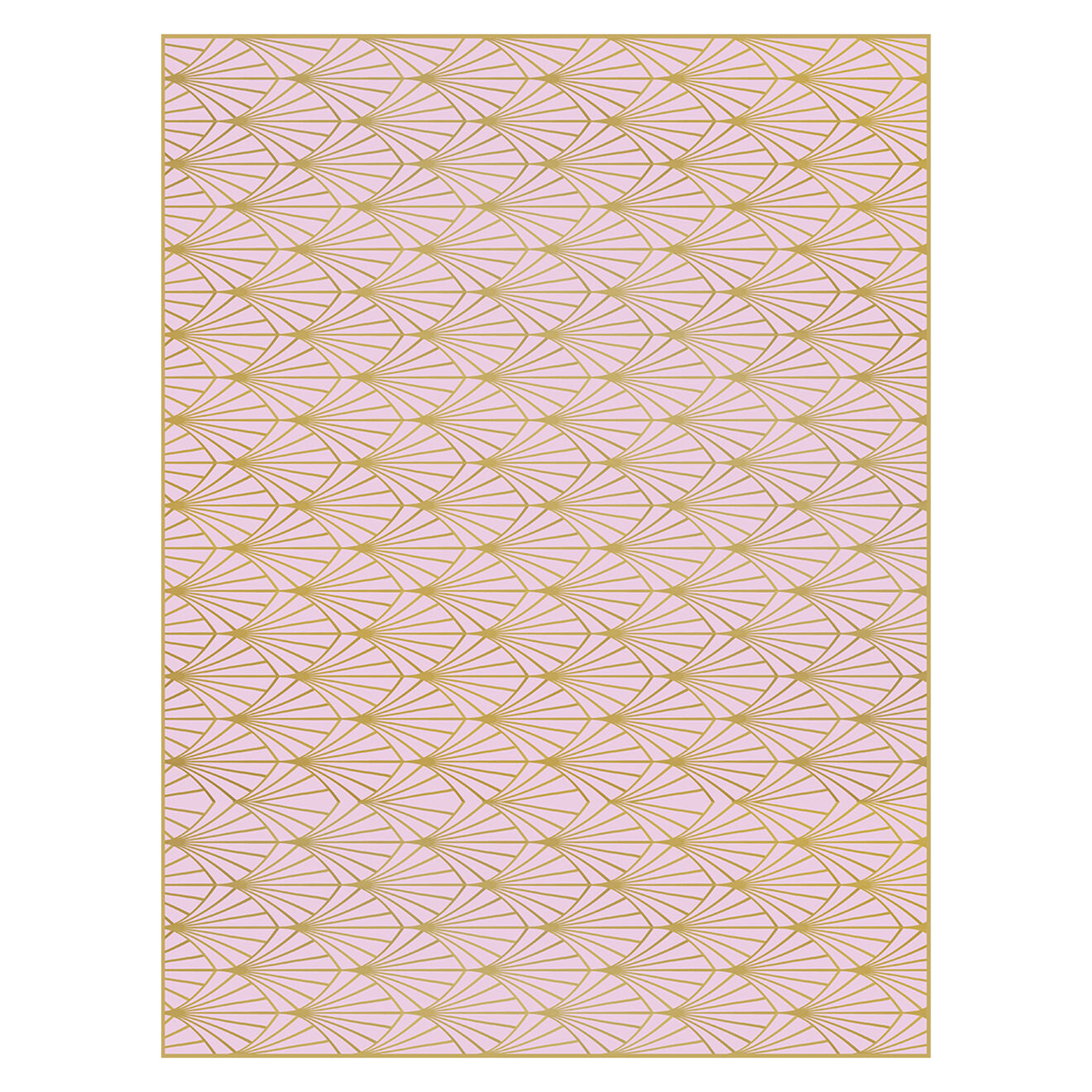 Tapis cristal rose rose - 133x200 cm