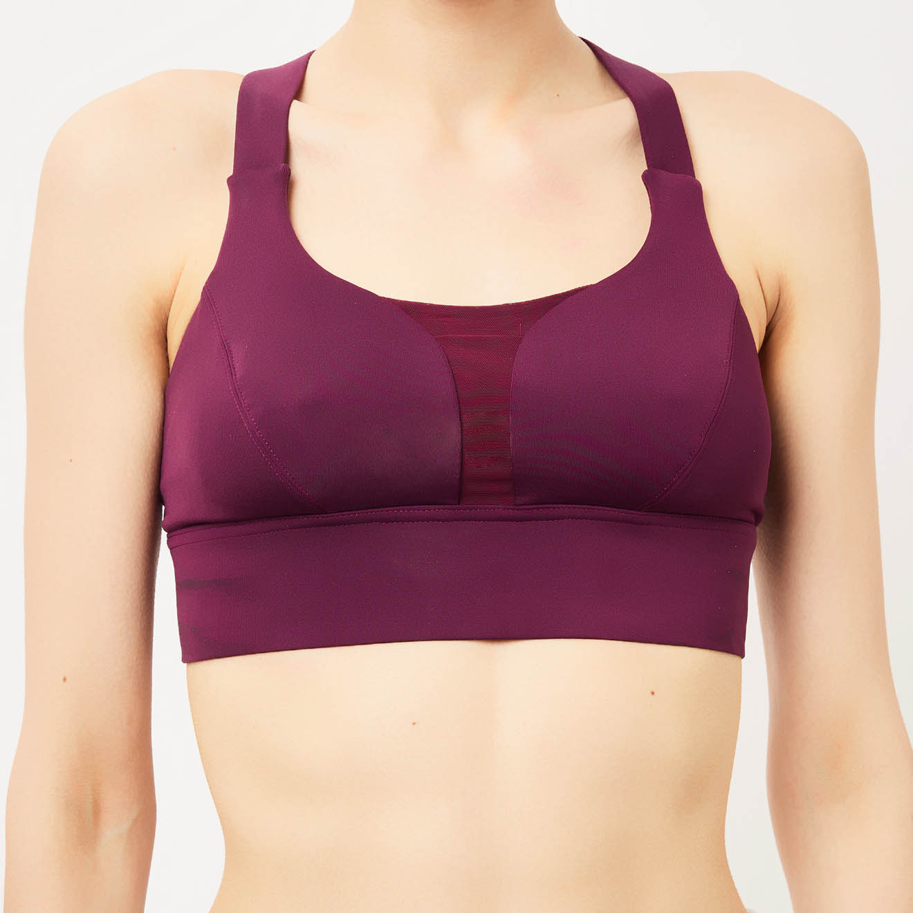 Odlo - Brassière de Sport Médium prune