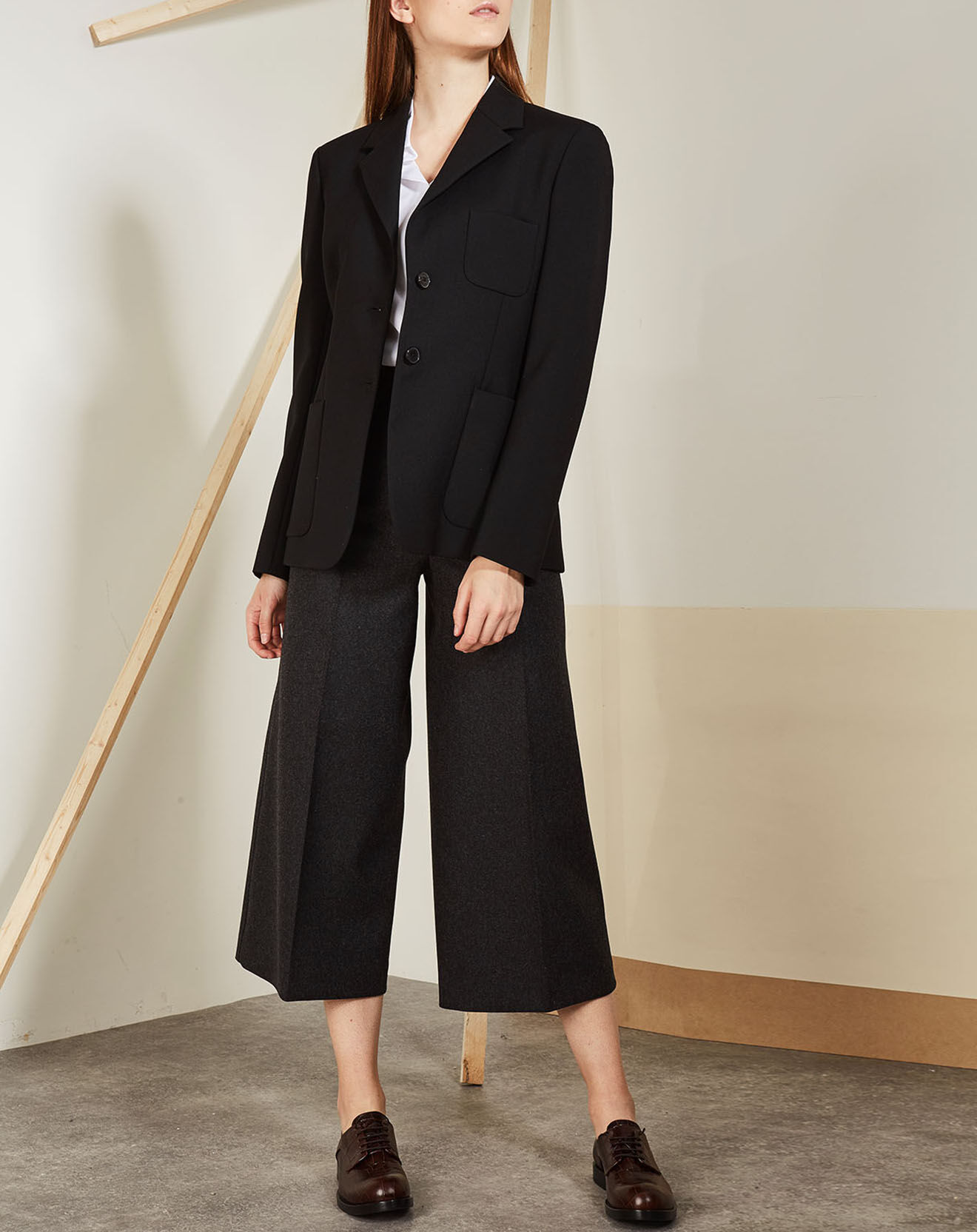 Veste 100% Laine Volta noire