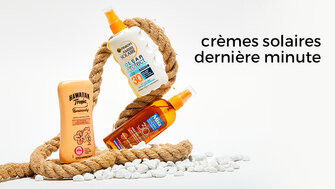 Crèmes solaires Dernière minute