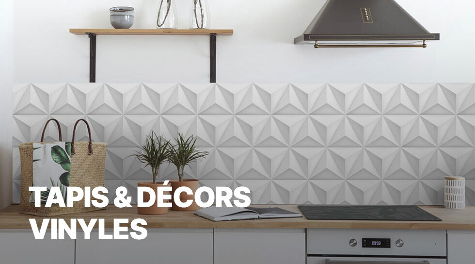 TAPIS ET DECORS VINYLE en promo sur BAZARCHIC