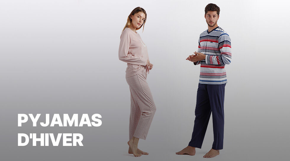 PYJAMAS D'HIVER en vente flash chez BAZARCHIC