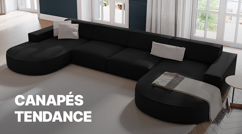 CANAPES TENDANCE en vente privée chez BAZARCHIC