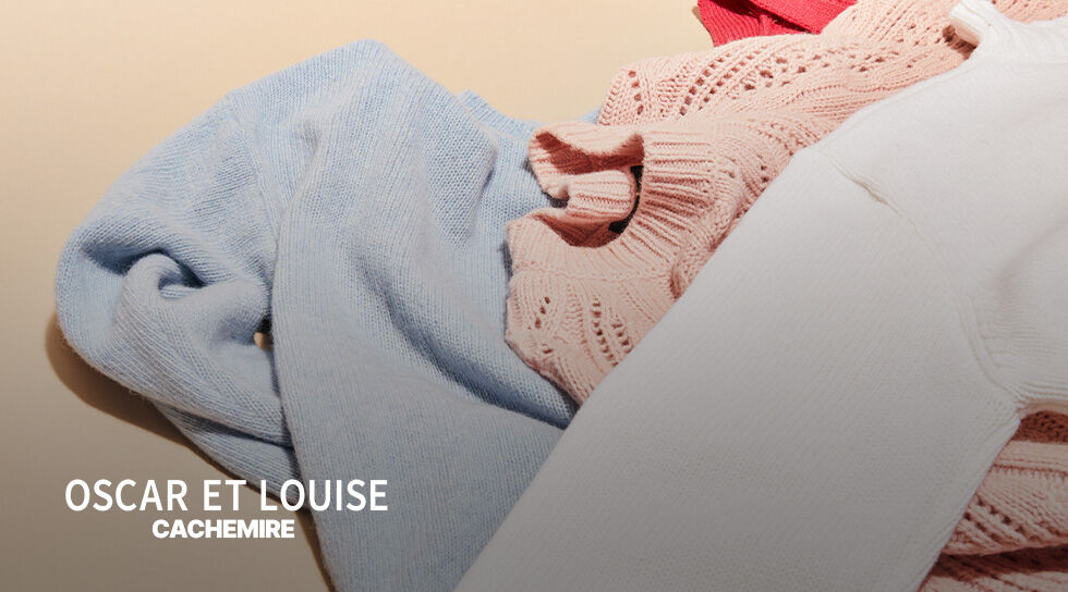 OSCAR ET LOUISE CACHEMIRE en soldes sur BAZARCHIC