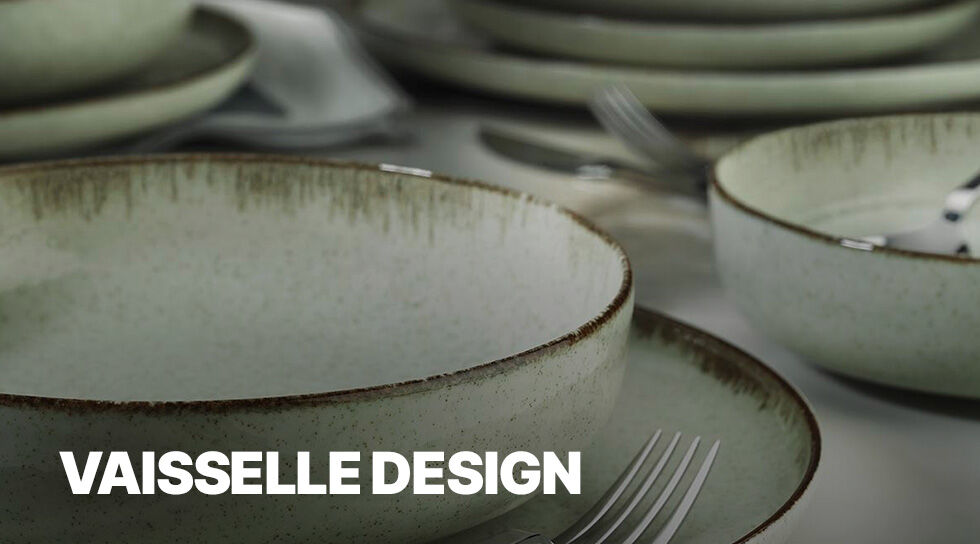 VAISSELLE DESIGN en vente privée chez BAZARCHIC