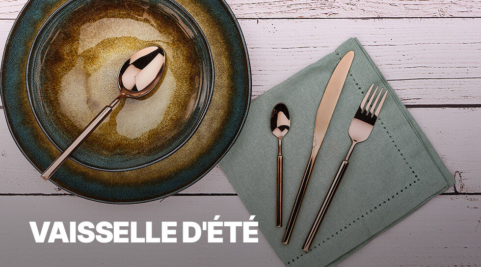 VAISSELLE D'ETE à bas prix sur BAZARCHIC