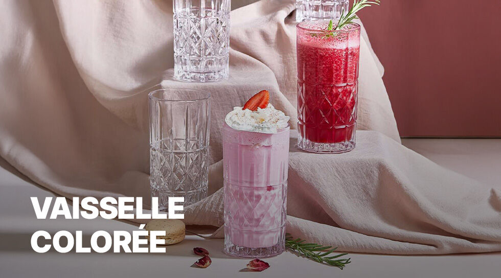 VAISSELLE COLOREE pas cher chez BAZARCHIC
