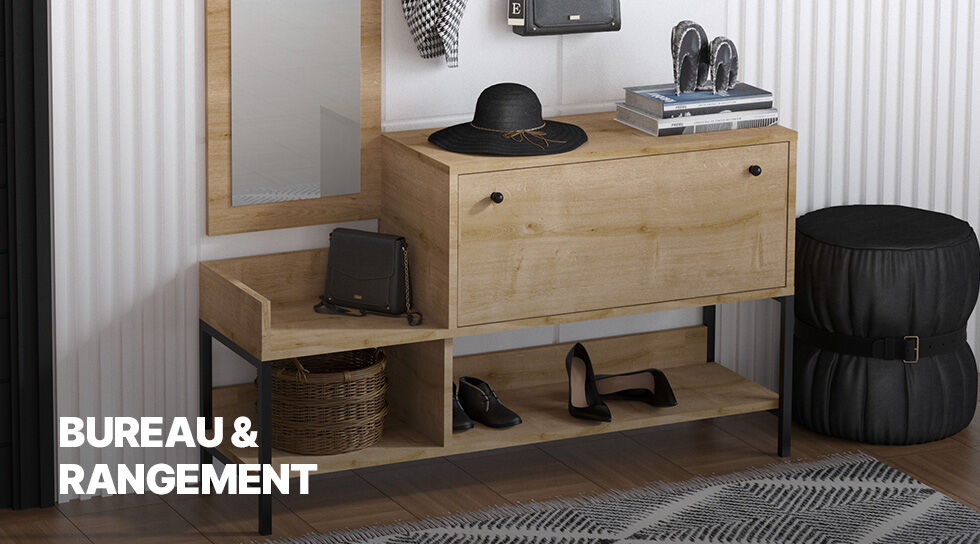 BUREAU ET RANGEMENT à prix discount chez BAZARCHIC