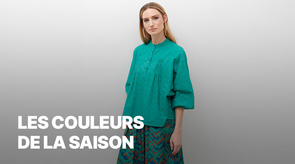 LES COULEURS DE LA SAISON à prix discount chez BAZARCHIC