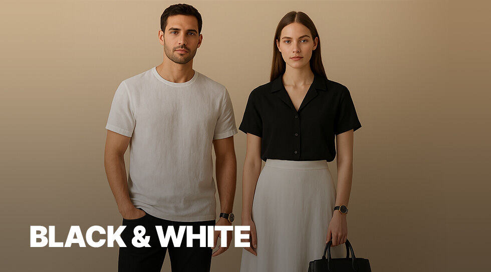 BLACK & WHITE à super prix chez BAZARCHIC