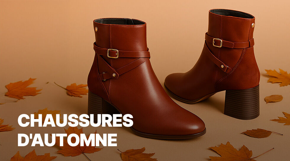 CHAUSSURES D'AUTOMNE à super prix chez BAZARCHIC