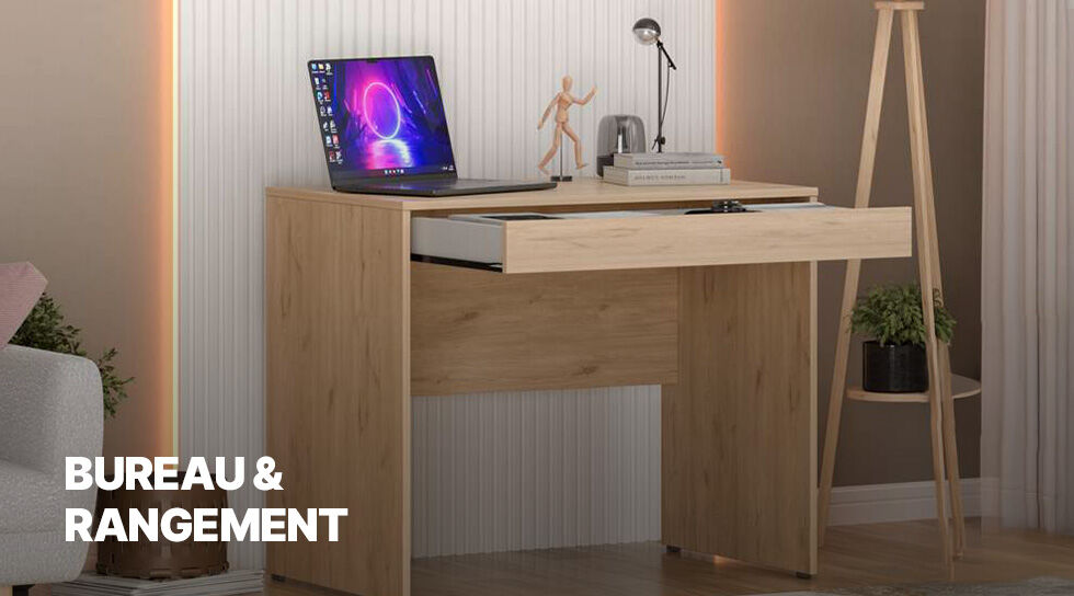 BUREAU ET RANGEMENT en vente privilège chez BAZARCHIC