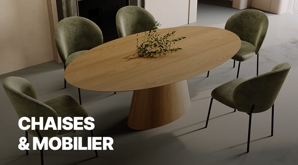 CHAISES & MOBILIER à prix discount chez BAZARCHIC