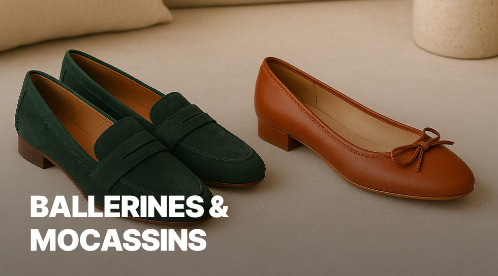 BALLERINES & MOCASSINS en vente privilège chez BAZARCHIC