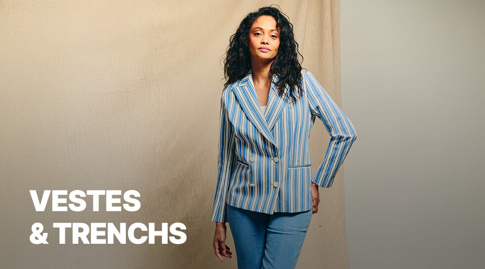VESTES & TRENCHS à super prix chez BAZARCHIC