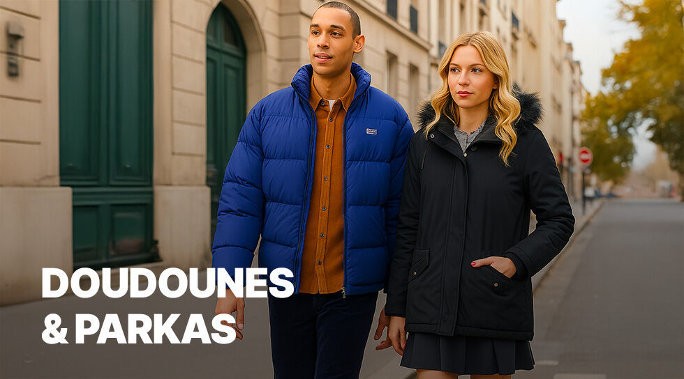 DOUDOUNES & PARKAS à prix discount chez BAZARCHIC