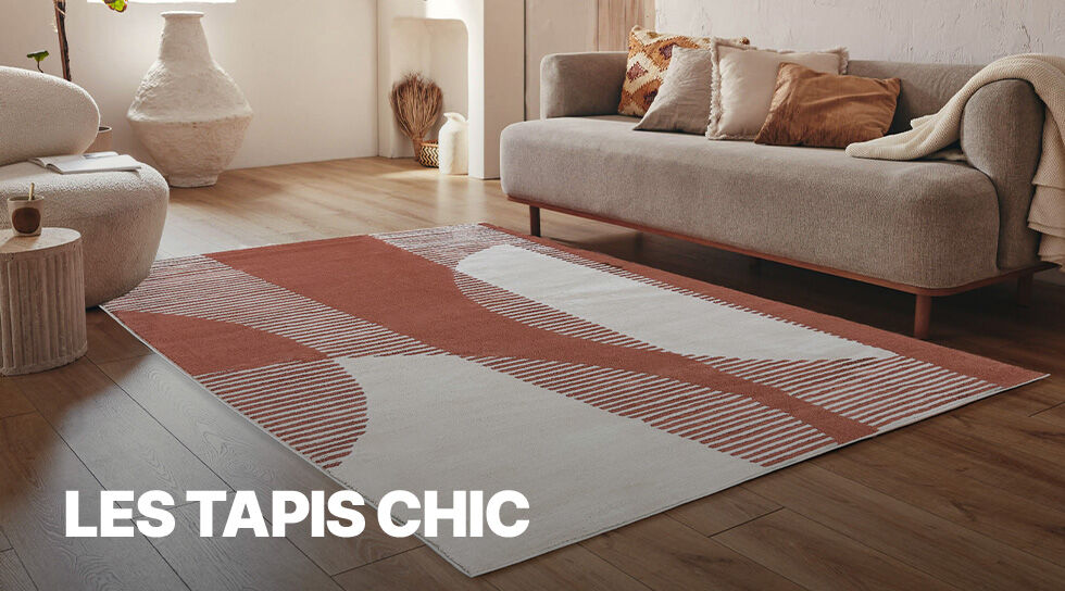 LES TAPIS CHIC en soldes chez BAZARCHIC