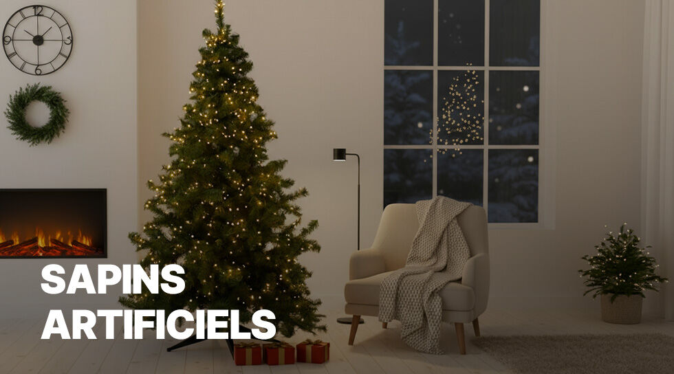 SAPINS ARTIFICIELS pas cher sur BAZARCHIC