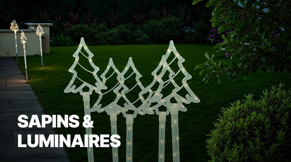 SAPINS & LUMINAIRES en soldes sur BAZARCHIC