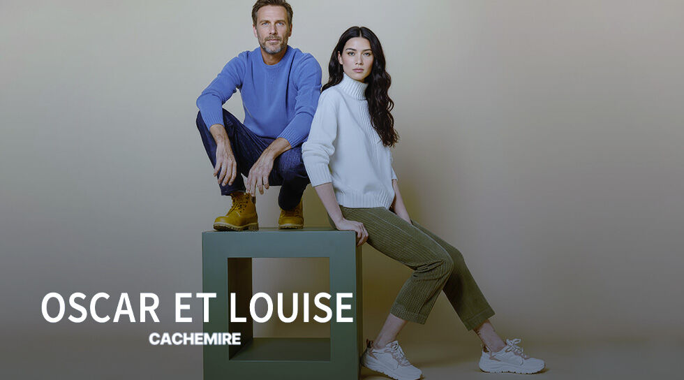 OSCAR ET LOUISE CACHEMIRE à prix discount chez BAZARCHIC