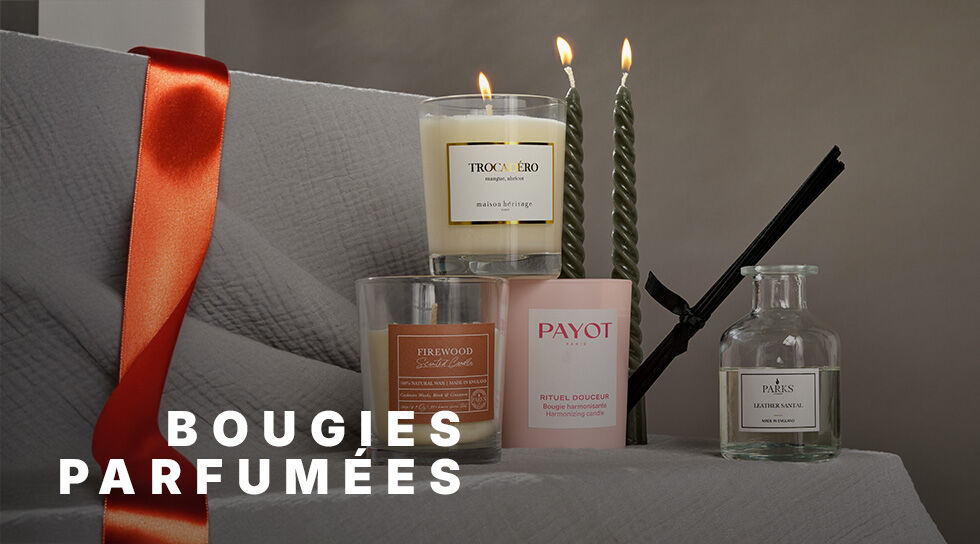 BOUGIES PARFUMEES à super prix chez BAZARCHIC