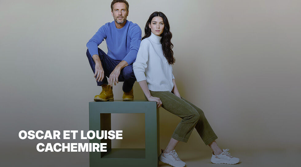 OSCAR ET LOUISE CACHEMIRE à prix discount sur BAZARCHIC